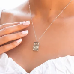 Tarot Card Pendant Necklace -Deals Bijestora Store 071721 PV 2308.CR2