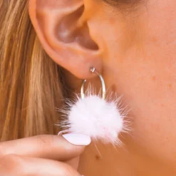 Puff Hoop Earrings -Deals Bijestora Store 071721 PV 2443.CR2