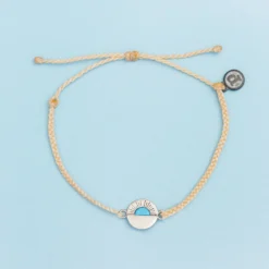 Gemstone Sunset Charm Bracelet -Deals Bijestora Store 10BRXX1567CREA4