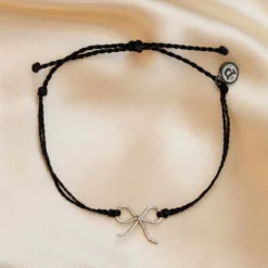 Bow Charm Bracelet -Deals Bijestora Store 10BRXX1610BLCK4