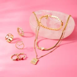 Petite Heart Hoop Earrings -Deals Bijestora Store 10JEEA1041GOLD 7 min