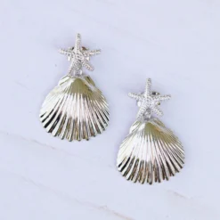 Starfish Dangle Earrings -Deals Bijestora Store 10JEEA1120SILV5