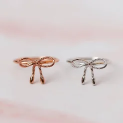 Bow Ring -Deals Bijestora Store 10JERG1171SILV5