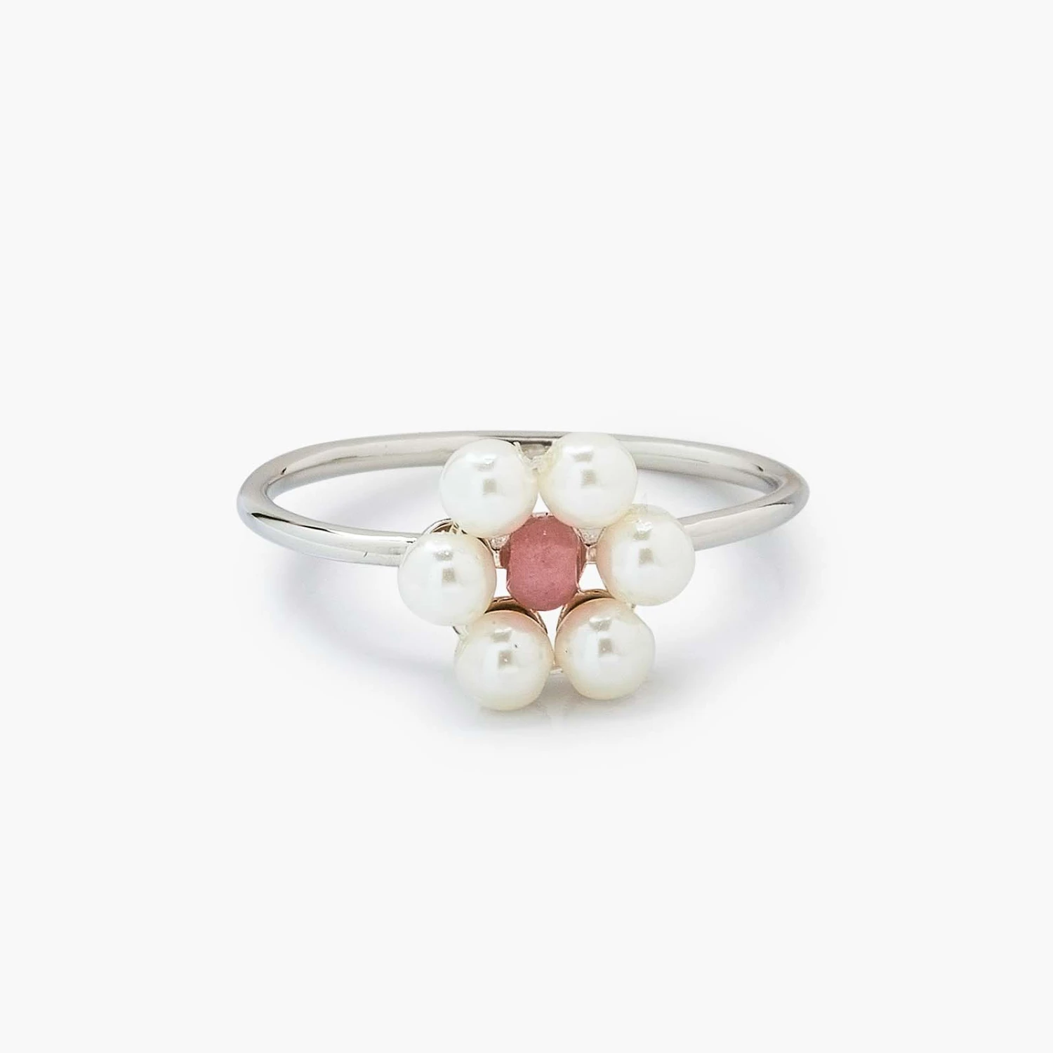 Bitty Pearl Flower Ring 1 Bitty Pearl Flower Ring