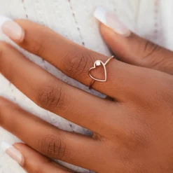 Sweetheart Stone Ring -Deals Bijestora Store 10JERG1248RGOLV4