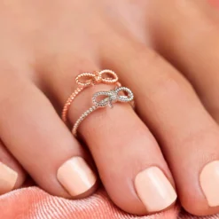 Twisted Knot Toe Ring -Deals Bijestora Store 10JERG1258RGOLV2