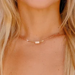 Bitty Opal Choker -Deals Bijestora Store 10NKXX1113RGOLV2