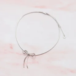 Bow Choker 9 Bow Choker -Deals Bijestora Store 10NKXX1114SILV5