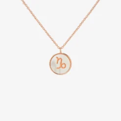 Zodiac Mother Of Pearl Necklace -Deals Bijestora Store 10NKXX1139CAPR 01