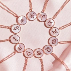 Zodiac Mother Of Pearl Necklace -Deals Bijestora Store 10NKXX1139 01