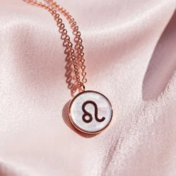 Zodiac Mother Of Pearl Necklace -Deals Bijestora Store 10NKXX1139 02