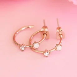 Opal Hoop Earrings -Deals Bijestora Store 10jeea1076 opal hoop earring 4