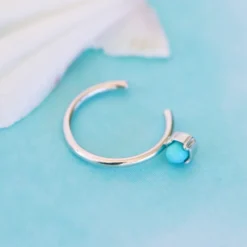 Bitty Gemstone Ear Cuff -Deals Bijestora Store 10jeea1085 bitty gemstone ear cuff silv 4