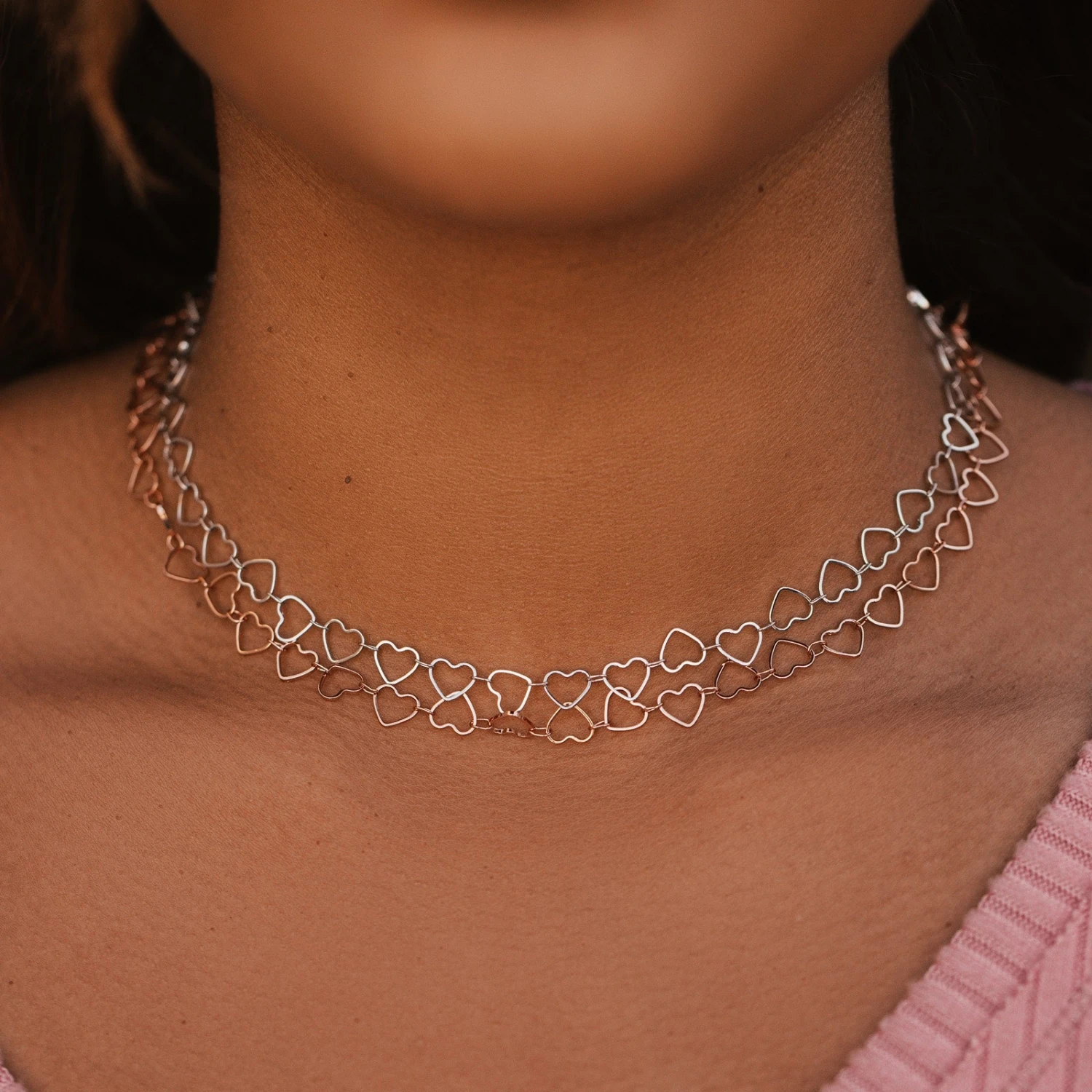 Heart Chain Choker 4 Heart Chain Choker - Image 4