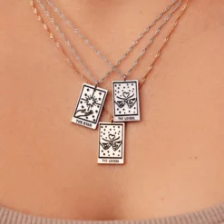 Tarot Card Pendant Necklace -Deals Bijestora Store 20220802 PURAVIDA FALL 207