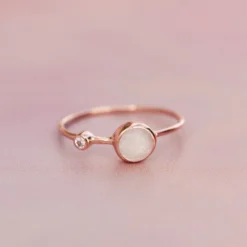 Moonstone Double Stone Ring -Deals Bijestora Store 20221113 PURAVIDA TOP25BESTSELLERS NIKICRAM 066 min