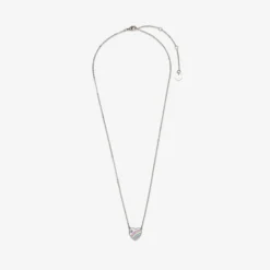 Pastel Vintage Heart Necklace -Deals Bijestora Store 36281SILVV1