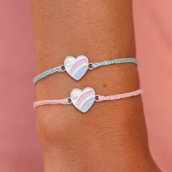 Pastel Vintage Heart Charm Bracelet -Deals Bijestora Store 36283SEAFV6