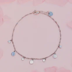 Mixed Mini Coins Chain Anklet -Deals Bijestora Store 36360SILVV3