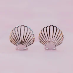 Delicate Shell Stud Earrings -Deals Bijestora Store 36378SILVV3