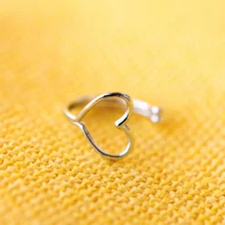 Heart Nose Cuff -Deals Bijestora Store 36380SILVV7