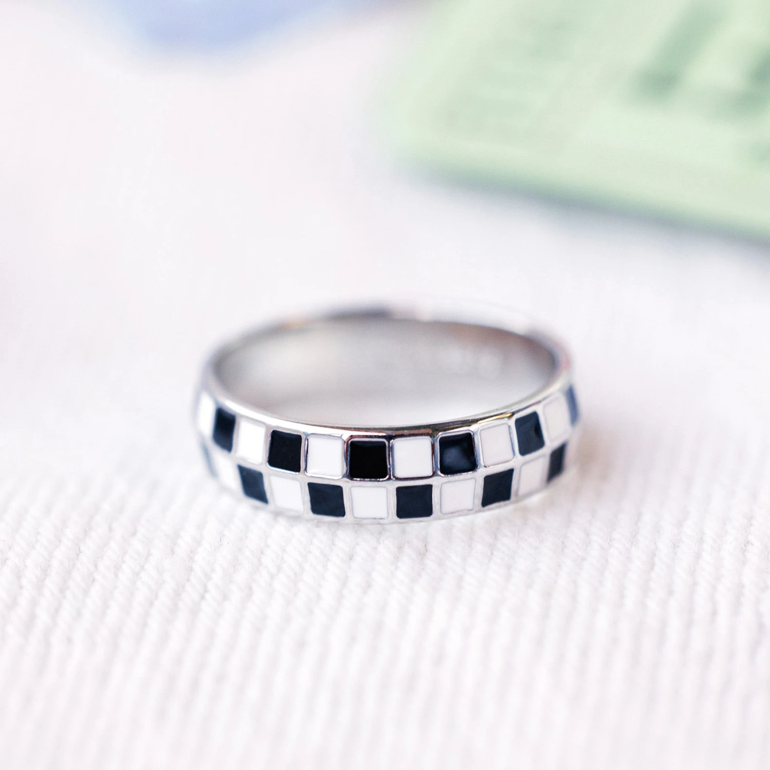 Checkerboard Ring 10 Checkerboard Ring - Image 10