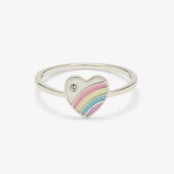 Pastel Vintage Heart Ring