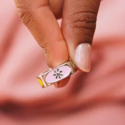 Inside Out Enamel Ring -Deals Bijestora Store 36404SILVV5