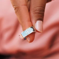 Inside Out Enamel Ring -Deals Bijestora Store 36404SILVV7