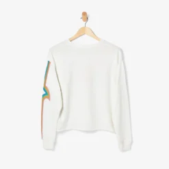 Rainbow Wave Long Sleeve Boxy Tee 14 Rainbow Wave Long Sleeve Boxy Tee -Deals Bijestora Store 36700VINWV8