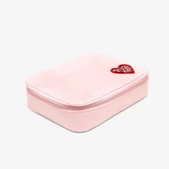 Large Pink Velvet Jewelry Case -Deals Bijestora Store 36836PIVE 3