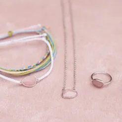 Mental Health Gemstone Pendant Necklace -Deals Bijestora Store 36913SILVV6