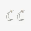 Crescent Hoop Earrings
