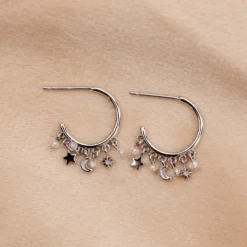 Dreamscape Hoop Earrings -Deals Bijestora Store 36990 SILVV3 min