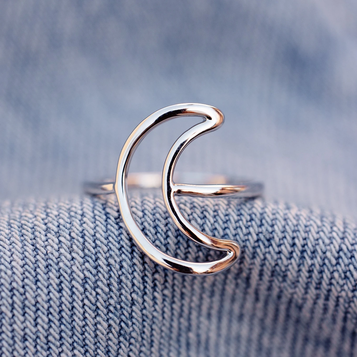 Oversized Crescent Ring 4 Oversized Crescent Ring - Image 4