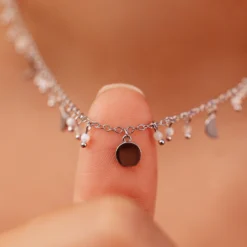 Bead & Metal Choker -Deals Bijestora Store 37056 SILVV4