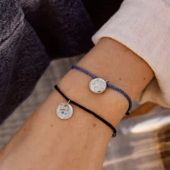 Crystal Wave Coin Bracelet -Deals Bijestora Store 37102 BLCKV4