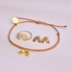 Chasing Rainbows Ring -Deals Bijestora Store 37580 GOLDV8 min