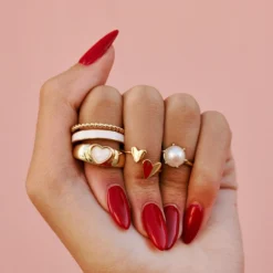 Twisted Love Ring Set -Deals Bijestora Store 37607 GOLDV7 min