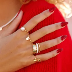 Twisted Love Ring Set -Deals Bijestora Store 37607 GOLDV8 min