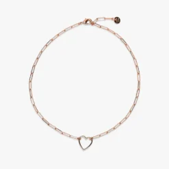 Floating Heart Paperclip Chain Choker 12 Floating Heart Paperclip Chain Choker -Deals Bijestora Store 37627 RGOLV1 min