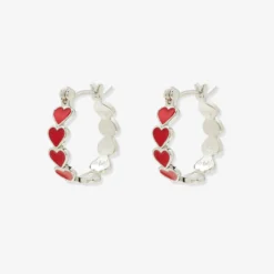 Love Hearts Hoop Earrings