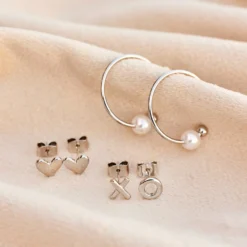 Crush Earring Set 10 Crush Earring Set -Deals Bijestora Store 37634 SILVV3 min