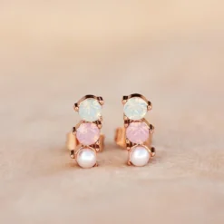 3 Stone Drop Stud Earrings 7 3 Stone Drop Stud Earrings -Deals Bijestora Store 37645 RGOLV3 min