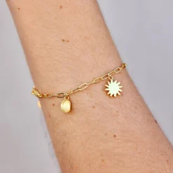 Fortune Charm Bracelet -Deals Bijestora Store 37667 GOLDV10 min