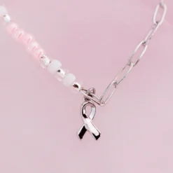 Boarding 4 Breast Cancer Half N Half Bracelet -Deals Bijestora Store 38096 SILVV5