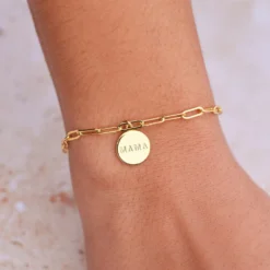 Mama Coin Bracelet 8 Mama Coin Bracelet -Deals Bijestora Store 38216 GOLDV4 min