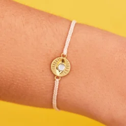 Gemstone Eye Coin Charm Bracelet -Deals Bijestora Store 38345 VANLV2