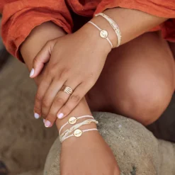 Gemstone Eye Coin Charm Bracelet -Deals Bijestora Store 38345 VANLV7