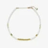 Gold & White Pisa Choker
